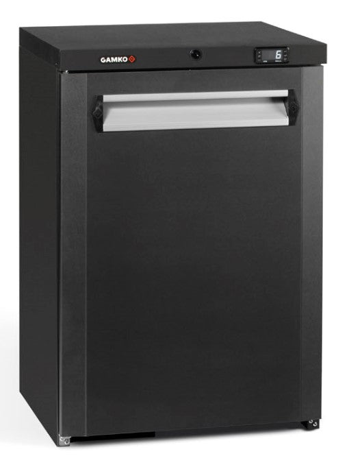 Dark Slate Gray Gamko MG3/150R Maxiglass Right Hand Hinged Solid Single Door Undercounter Bottle Cooler, 150 Litres - Contact Us For Availability