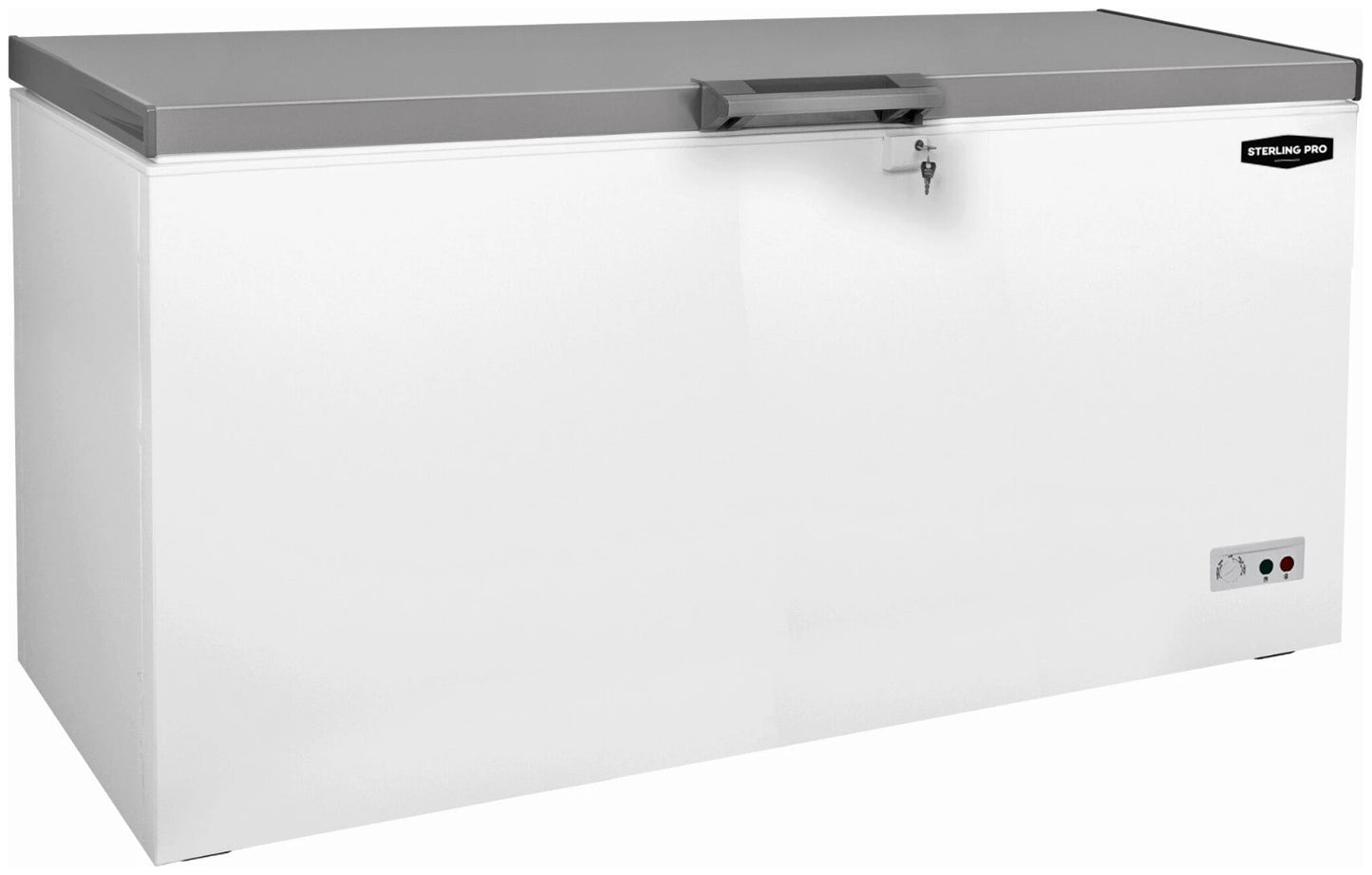 Lavender Sterling Pro Green SPC570SS Chest Freezer / Chiller / Fridge with Stainless Steel Lid, Litres 572 - In Stock