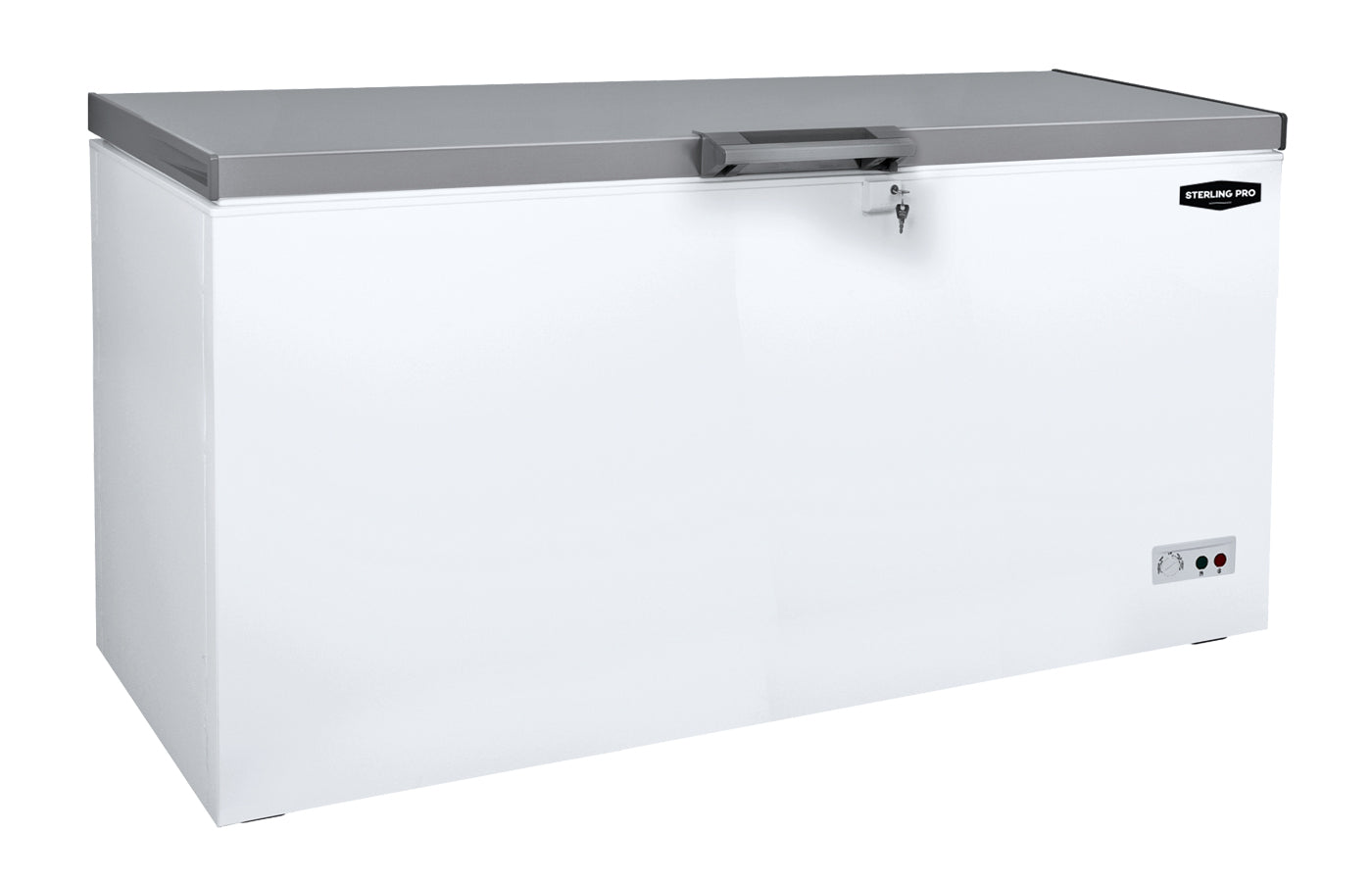 Lavender Sterling Pro Green SPC465SS Chest Freezer / Chiller / Fridge with Stainless Steel Lid, 469 Litres - Out Of Stock