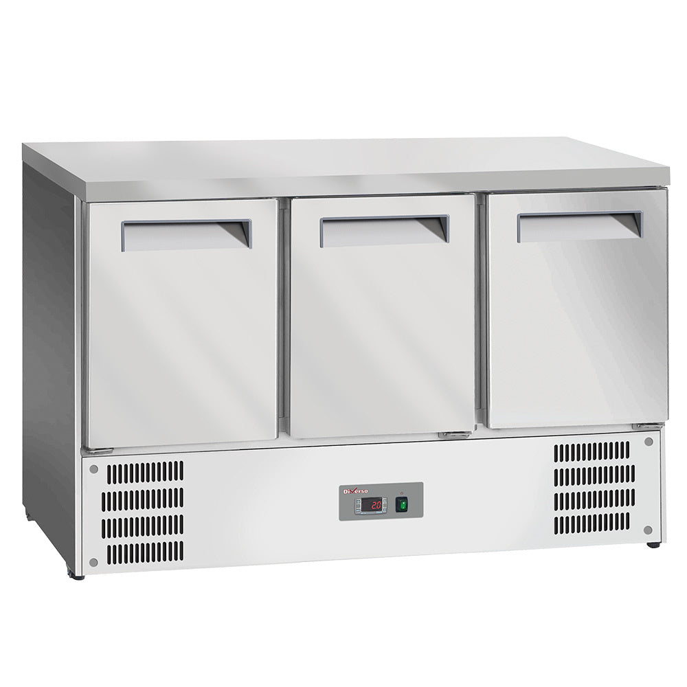 Light Gray Diverso WR-SAG1-T3 Refrigerated counter 3 doors GN 1/1 - Contact Us For Availability