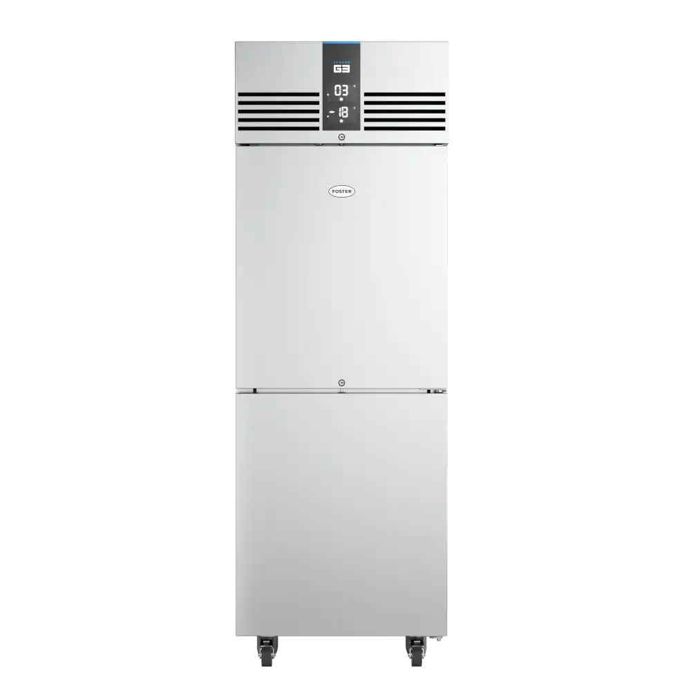 Light Gray Foster EP700HL/41-697 EcoPro G3 Half Door Dual Temperature Upright Cabinet, 270 Litres - In Stock
