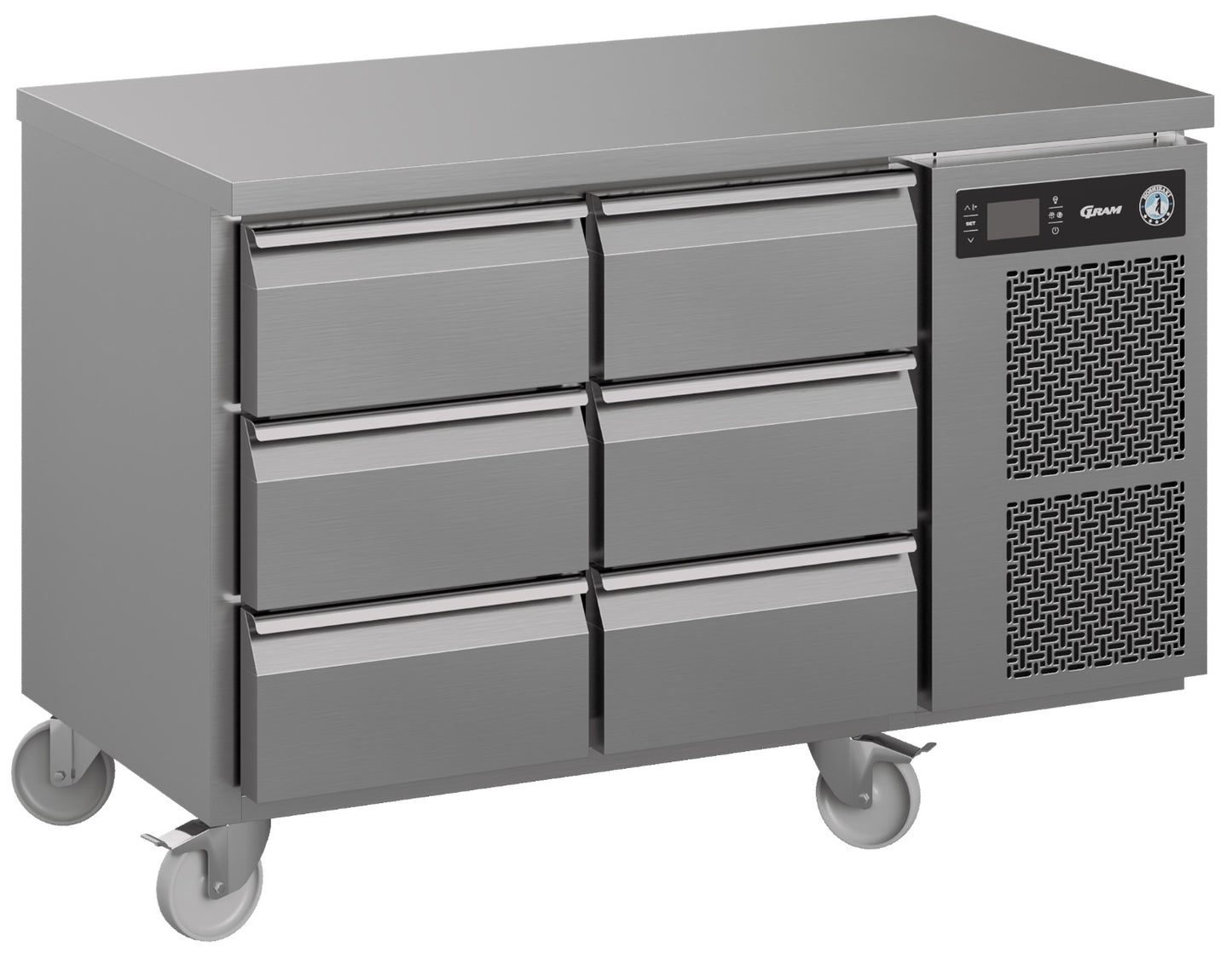 Light Slate Gray Hoshizaki Premier K 2 A 3D 3D C U 6 Drawer Stainless Steel Refrigerated Counter, 301 Litres - Contact Us For Availability