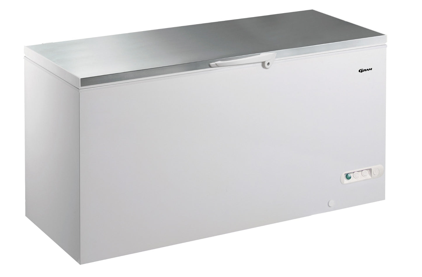 Light Gray Hoshizaki CF 61 SG UK Stainless Steel Lid White Chest Freezer, 566 Litres - Contact Us For Availability