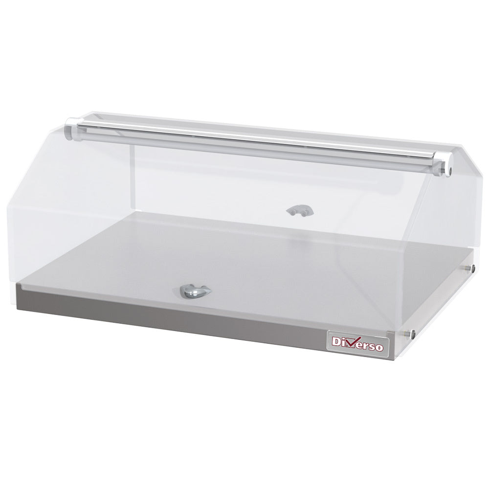 Light Gray Diverso WR-NVN1-75 Countertop neutral display case, 1 level L500mm - Contact Us For Availability