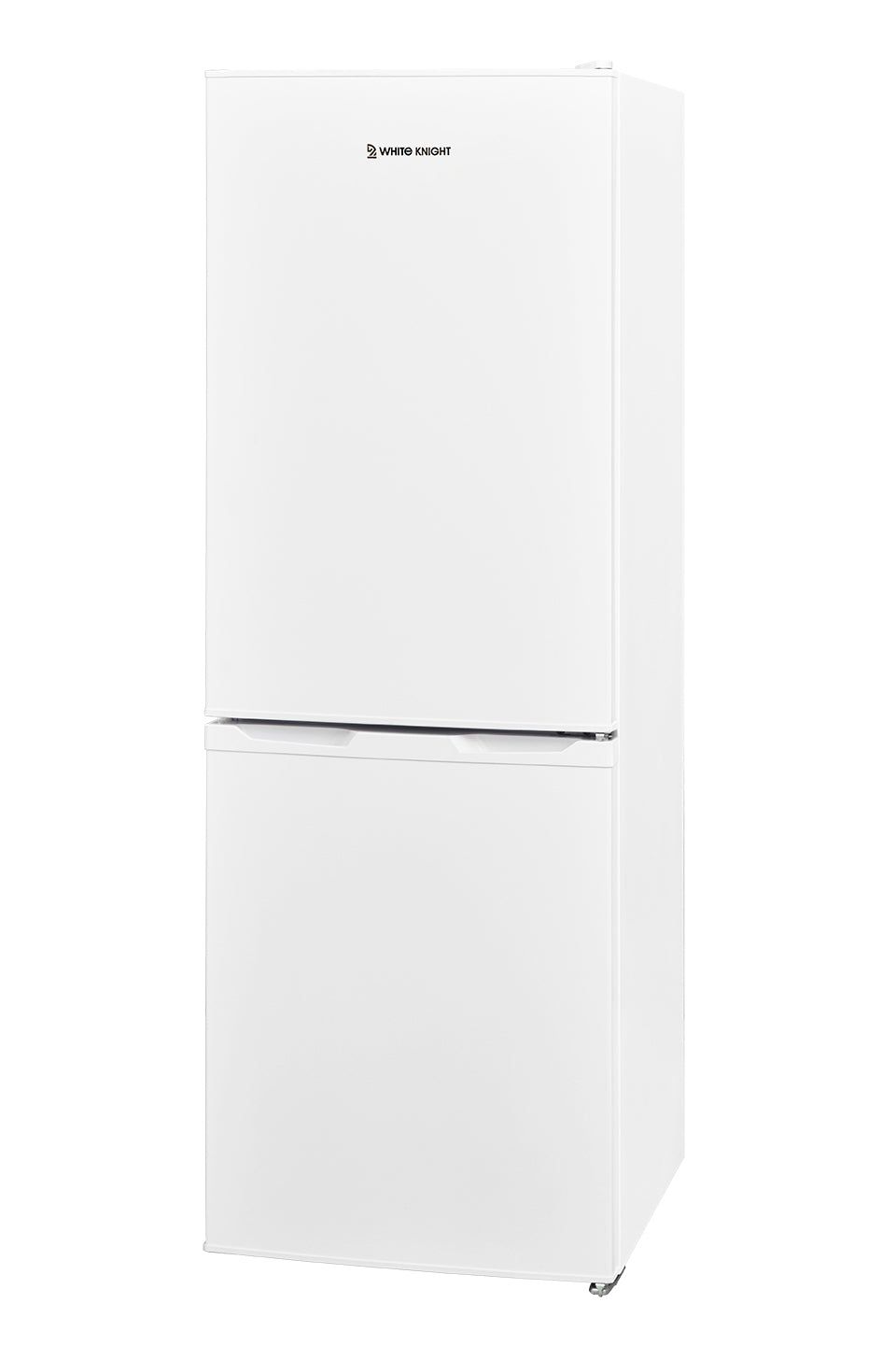 White refrigerator on a white background