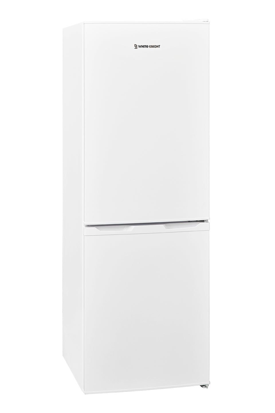 White refrigerator on a white background