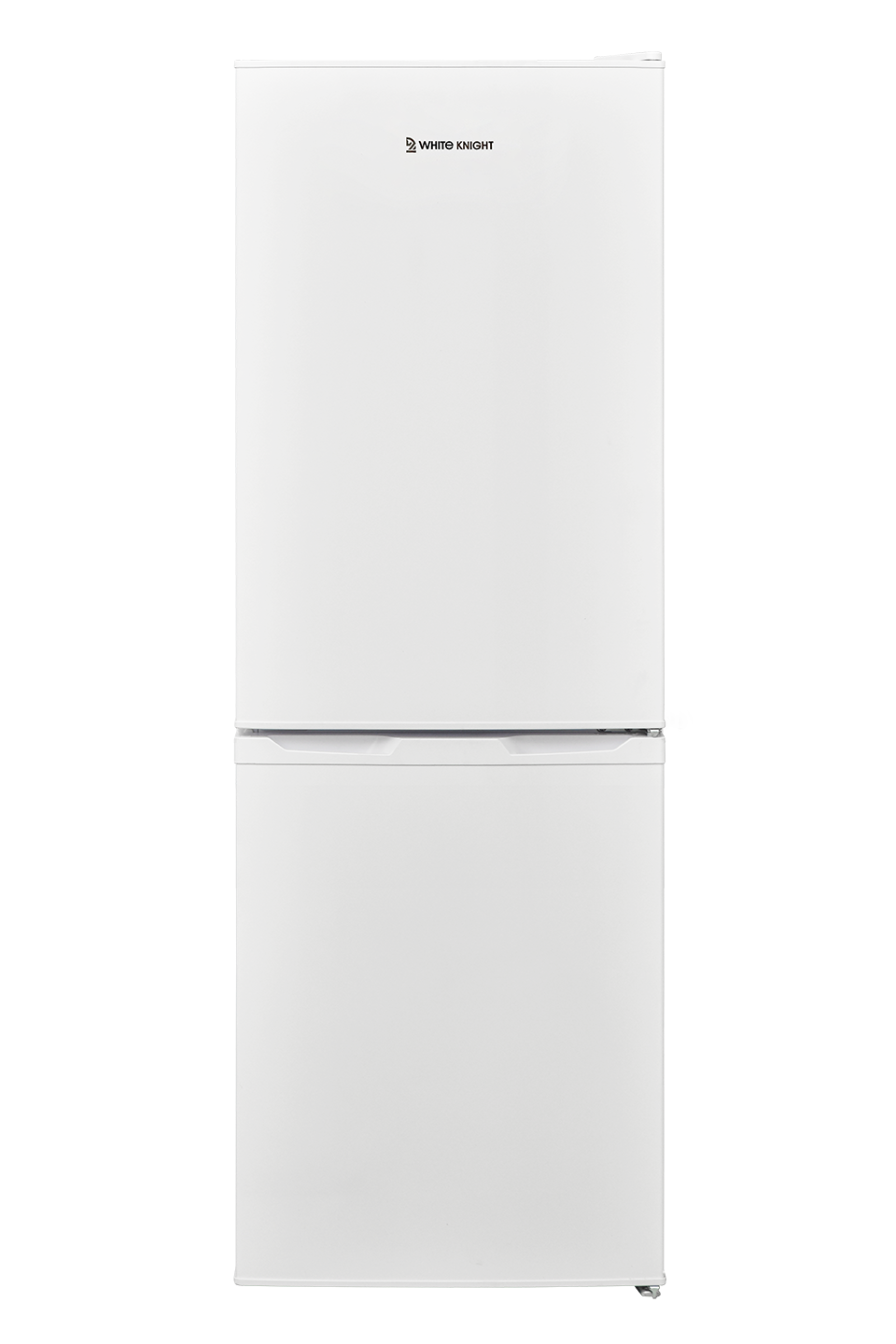 White refrigerator on a white background