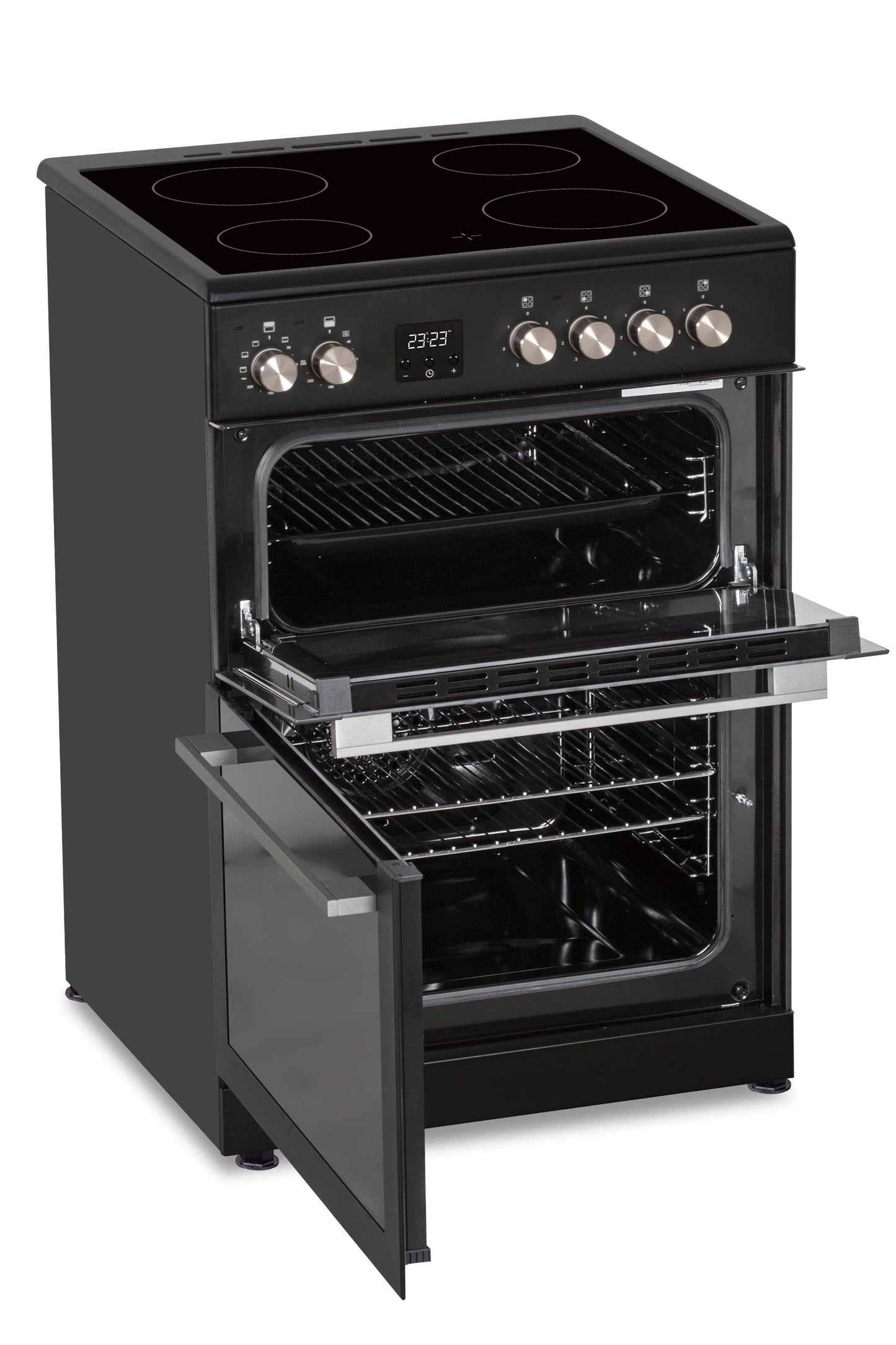 Dark Slate Gray Creda C60CDOA Anthracite 60cm Ceramic Double