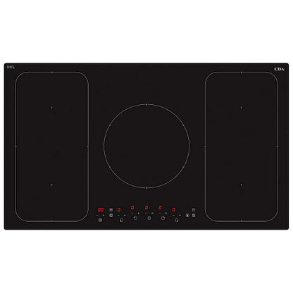 Black HN9611FR Five zone induction hob