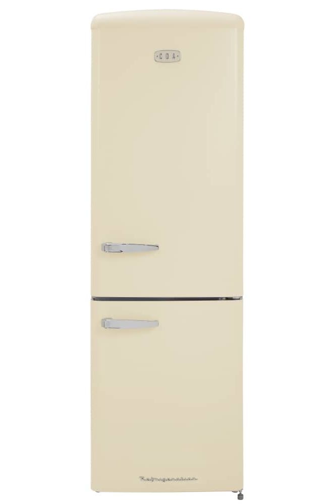 Wheat FLORENCE-BARLEY Retro 60cm freestanding frost free 60/40 fridge freezer