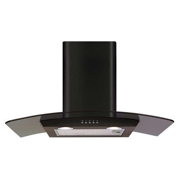 Black ECP72BL Curved glass extractor