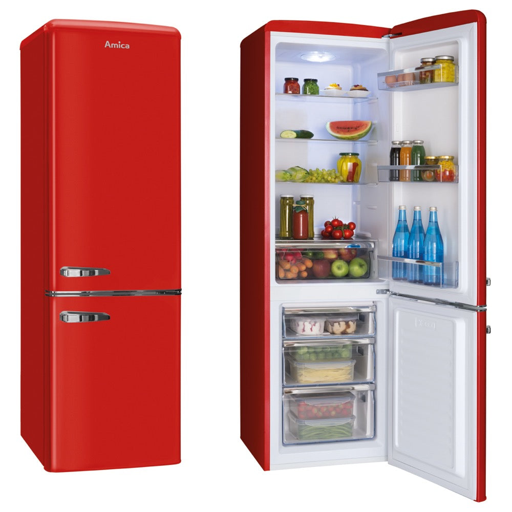 Firebrick AMICA FKR29653R 55cm freestanding fridge freezer static 60/40 fridge freezer