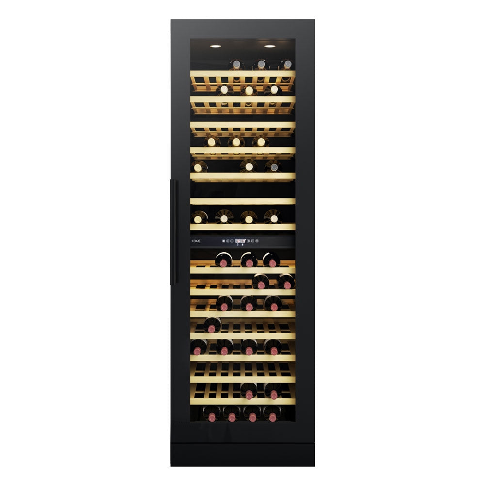 Black FWC881BL Full height freestanding wine cooler