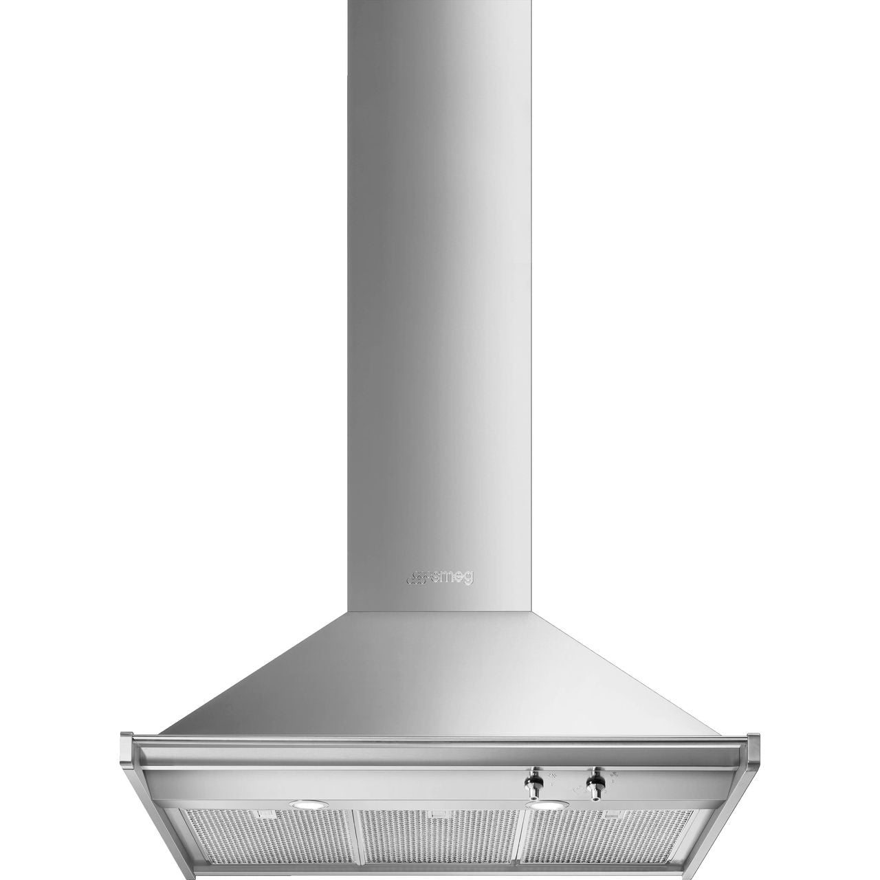 Gray SMEG Opera Chimney Hood, 900 mm