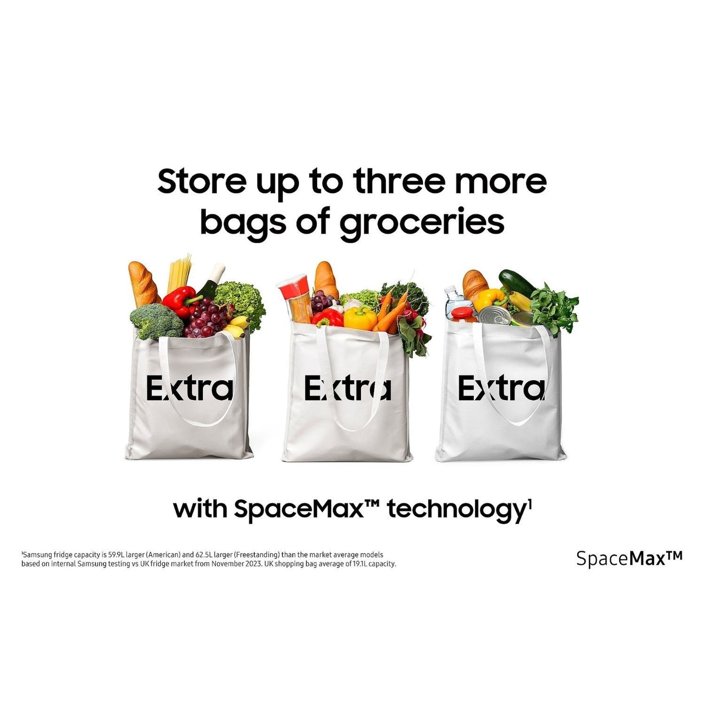 Black Samsung Series 6 659 Litre Side-By-Side American Fridge Freezer - Silver