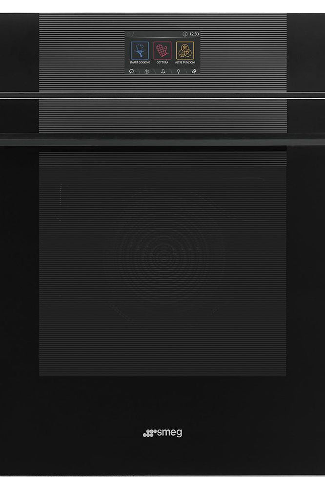 Black Smeg Linea Galileo SteamOne Oven