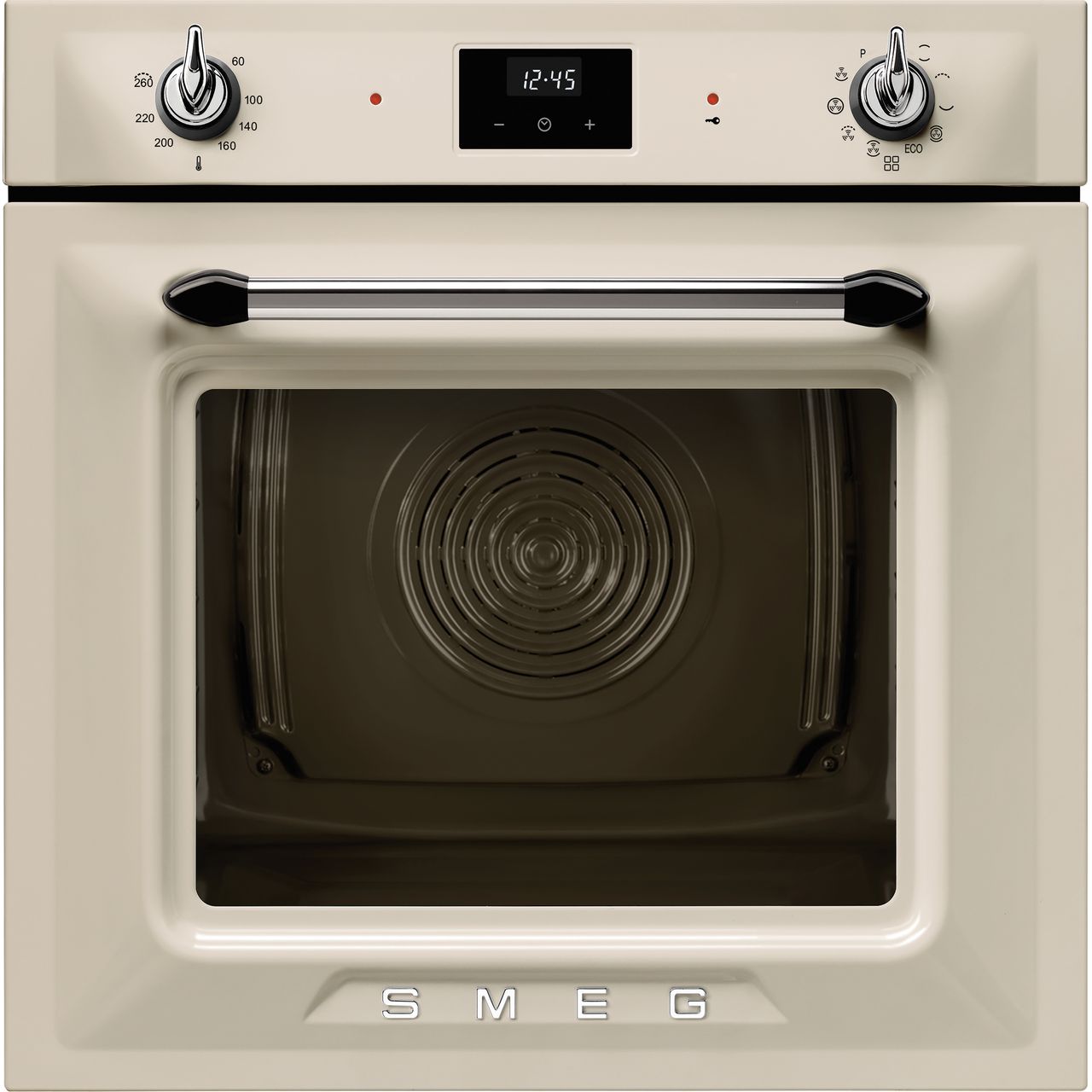Black SMEG Galileo Victoria Traditional Oven