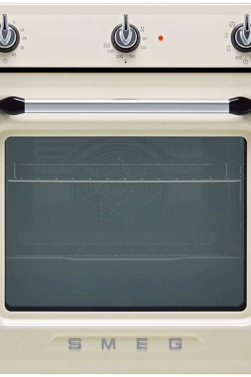 Dark Slate Gray SMEG Victoria Single Oven, Multifunction, Vapour, 600 mm