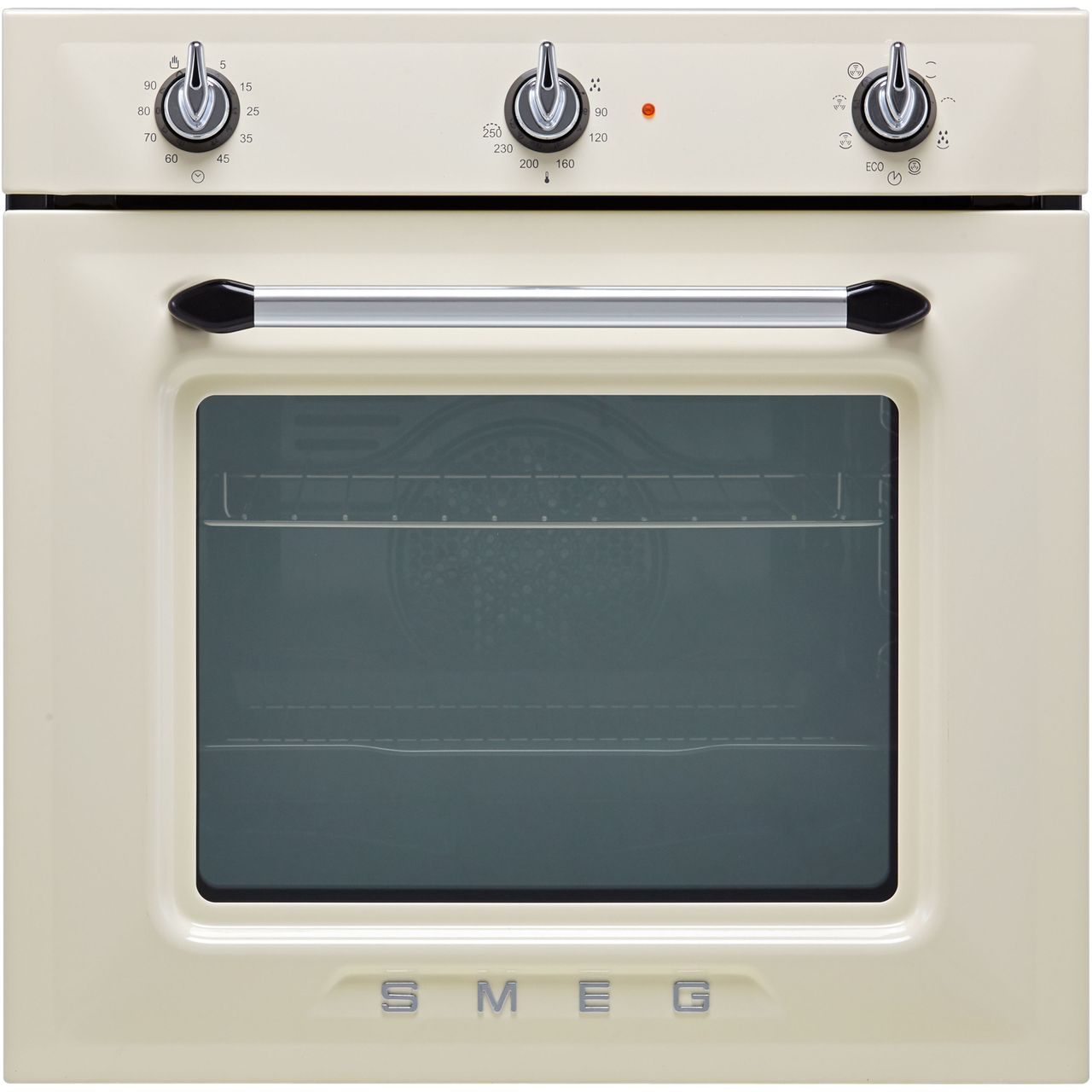 Dark Slate Gray SMEG Victoria Single Oven, Multifunction, Vapour, 600 mm