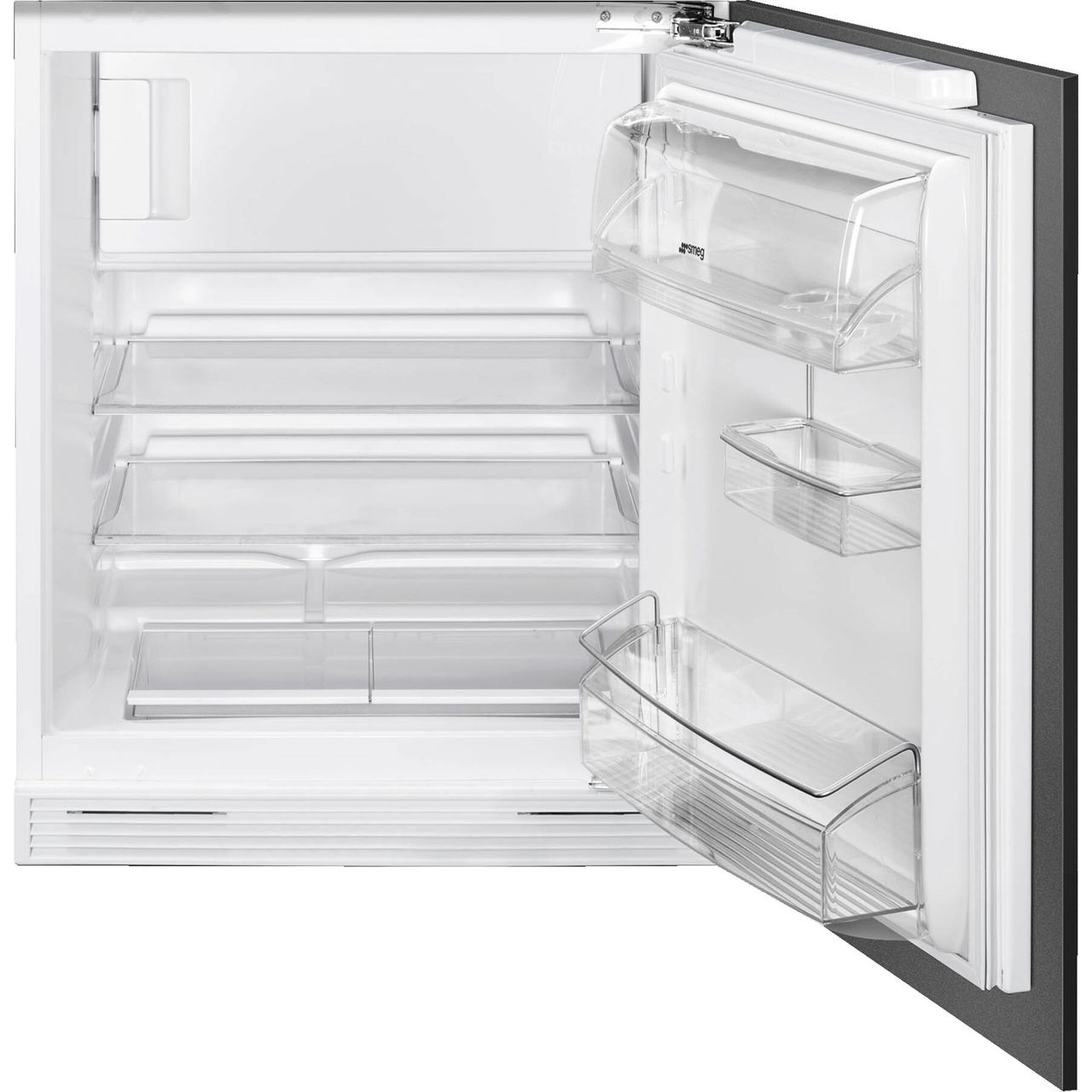 Light Gray SMEG Fridge, Built-in, Under worktop, with Ice Box