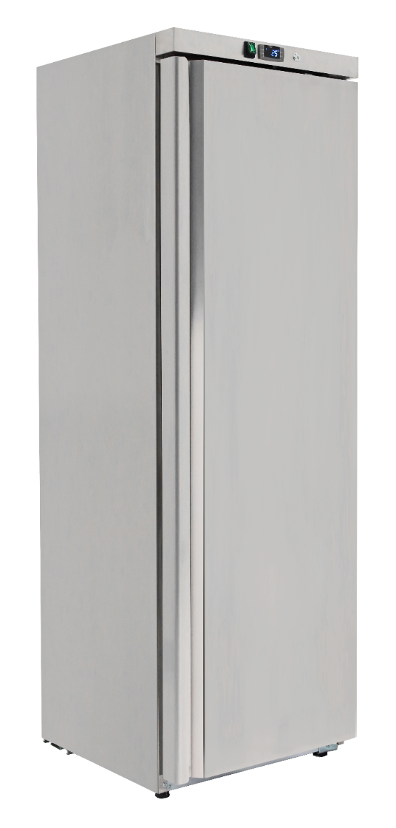 Gray Sterling Pro Cobus SPF400S Single Door Stainless Steel Upright Freezer, 360 Litres - In Stock