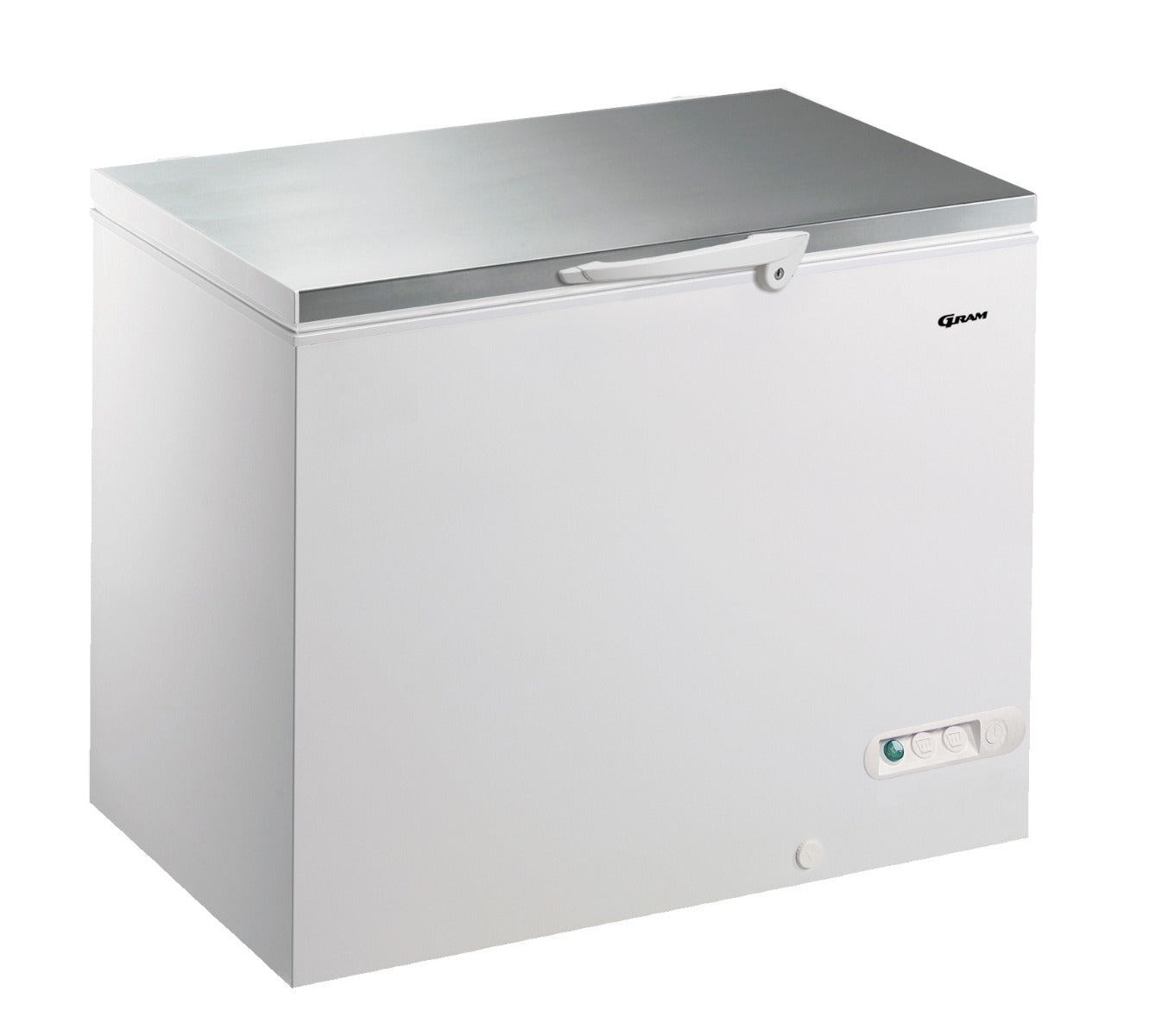 Light Gray Hoshizaki CF 35 SG UK Stainless Steel Lid White Chest Freezer, 323 Litres - Contact Us For Availability