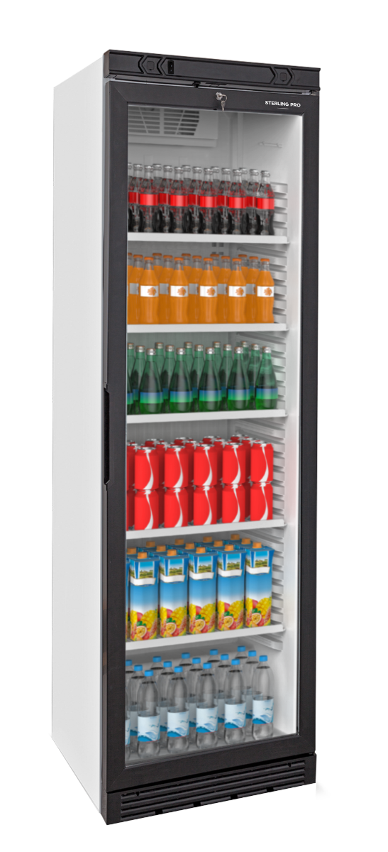 Gray Sterling Pro Green SPG385 Upright Single Door Display Chiller, 379 Litres - Out Of Stock