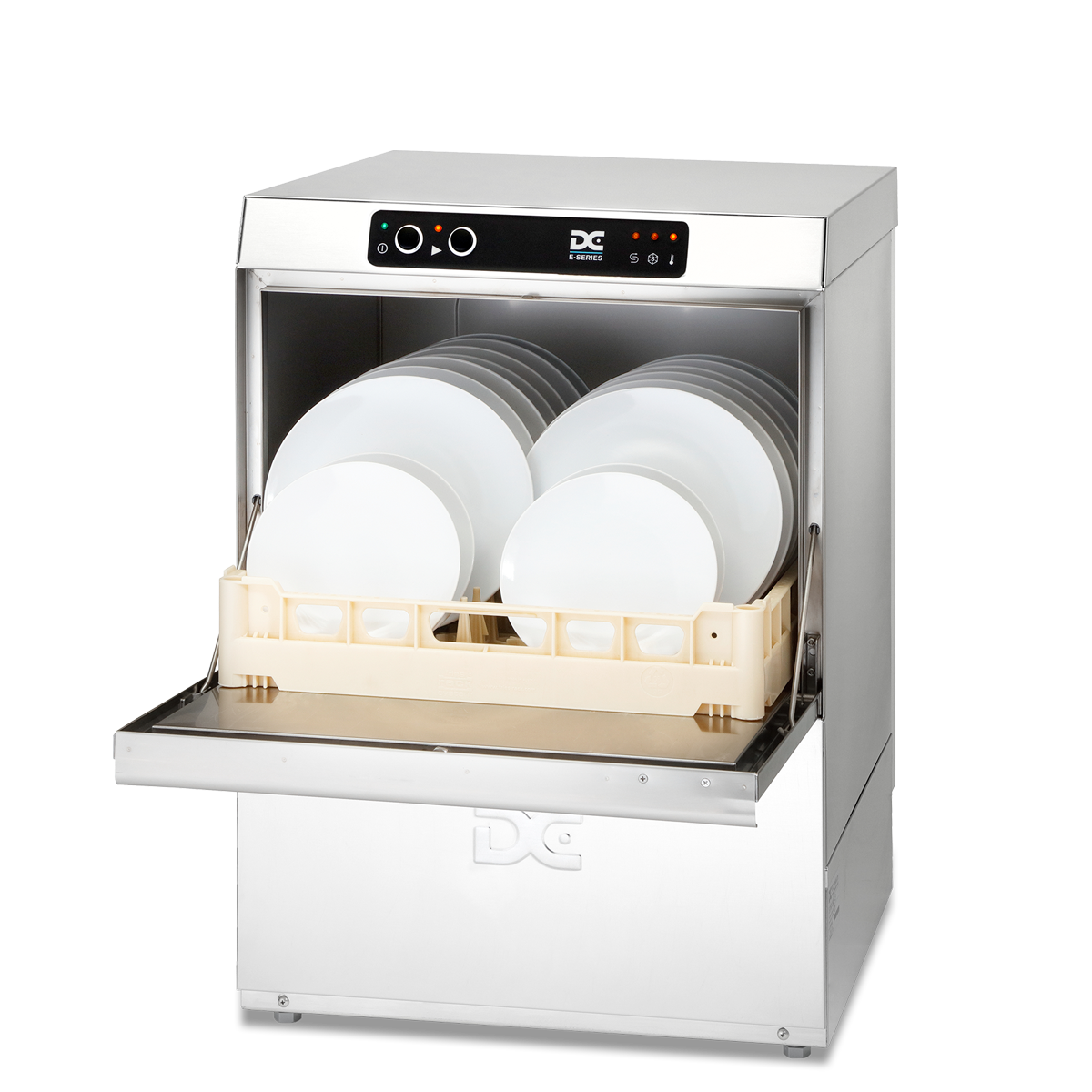 Light Gray DC ED50 Economy Range 500mm Basket Frontloading Commercial Dishwasher, 18 Plates - Contact Us For Availability