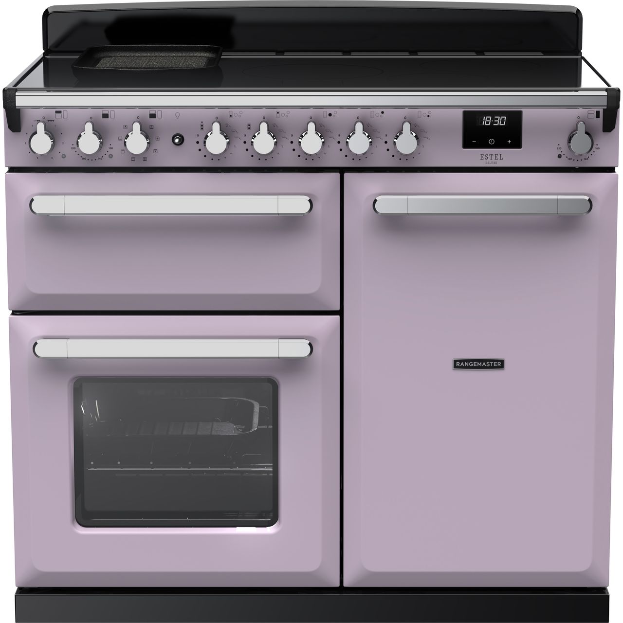 Dark Gray Rangemaster Estel Deluxe 100 Range Cooker, 994 mm