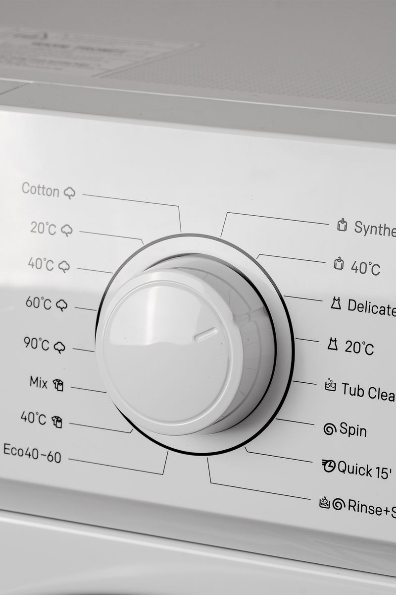 Gray SIA 6kg 1000RPM Washing Machine in White