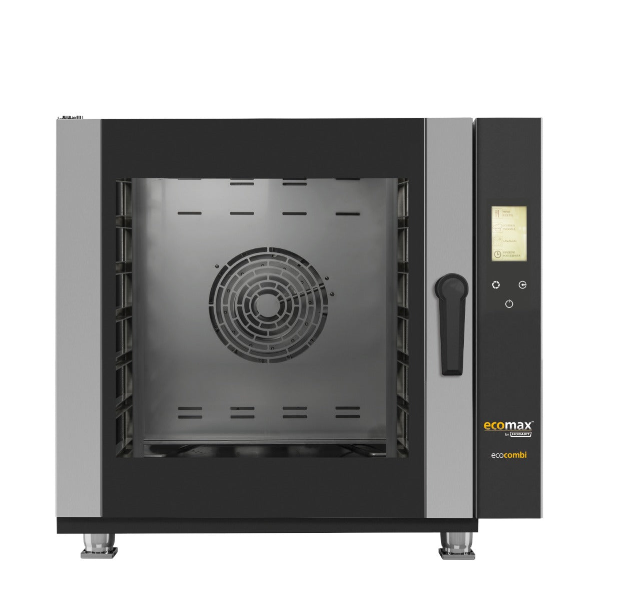 Dark Slate Gray Hobart Ecomax HECMFE6 Full Touch Electric 6 x 1/1GN Grid Combi Oven, 9.5kW - Contact Us For Availability
