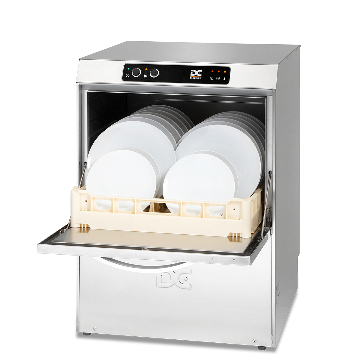 Light Gray DC SD50 Standard Range 500mm Basket Frontloading Commercial Dishwasher, 18 Plates - Contact Us For Availability