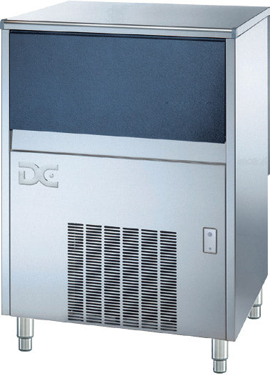 Light Steel Blue DC DCP45-20A Self Contained Hollow Ice Machine, 45kg/24hrs Output / 20kg Storage - Contact Us For Availability
