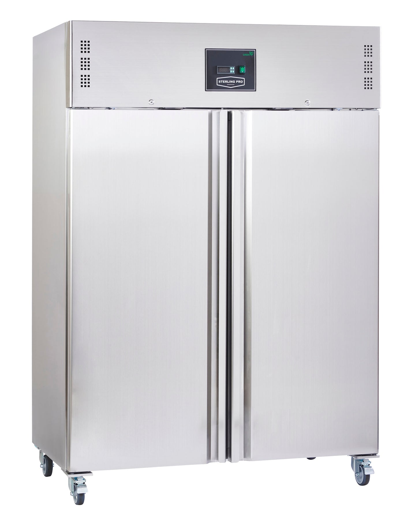 Light Gray Sterling Pro Cobus SPR212PV Double Door Gastronorm Refrigerator, 1200 Litres - In Stock