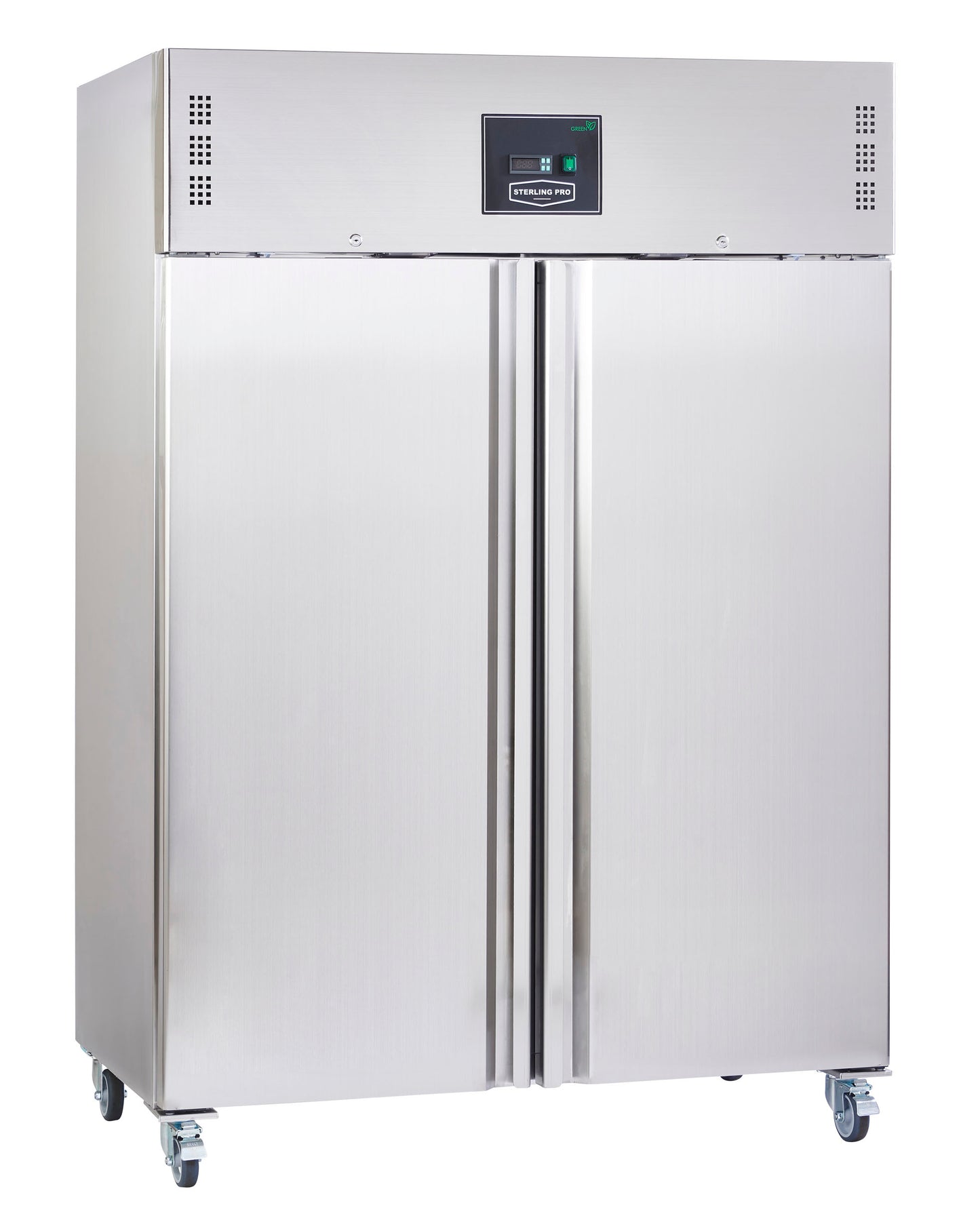 Light Gray Sterling Pro Cobus SPF212NV Double Door Gastronorm Freezer, 1200 Litres - In Stock