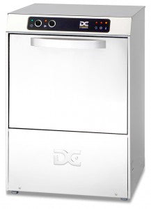Light Gray DC SD40AD Standard Range 400mm Basket Commercial Dishwasher with Break Tank & Drain Pump - 11 Plates - Contact Us For Availability
