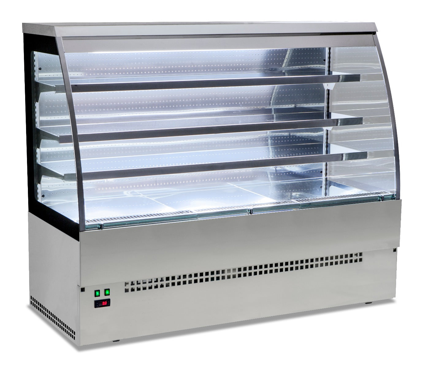 Gray Sterling Pro EVO-SELF-180-SS Stainless Steel Self Service Patisserie Counter, 1800mm - Low Stock