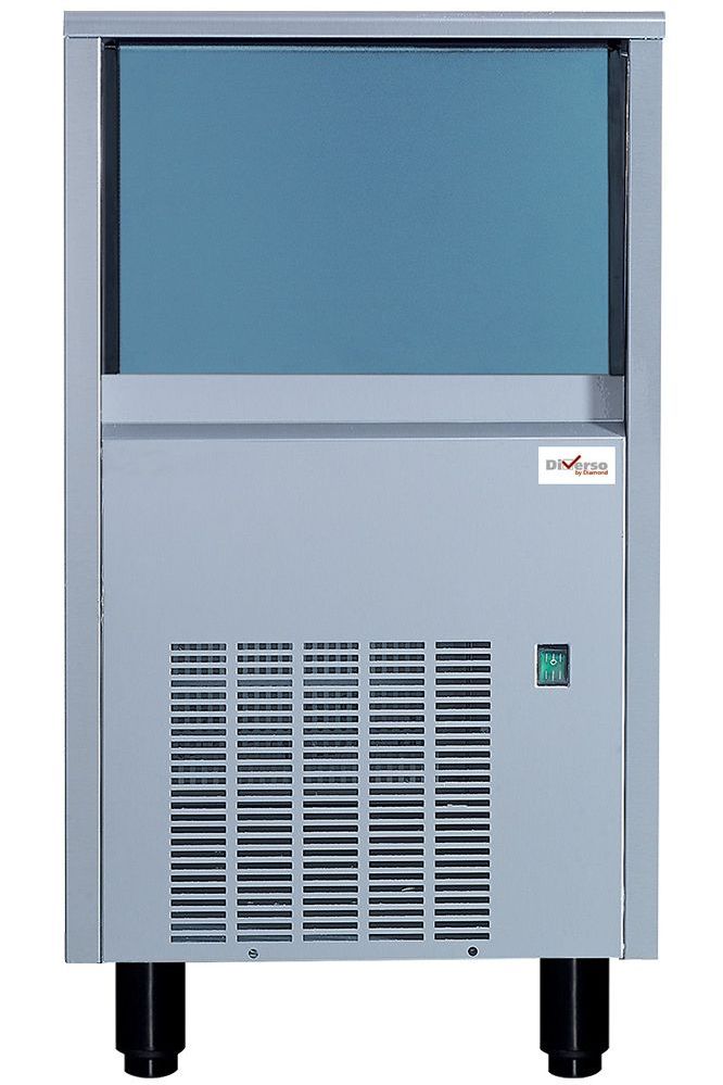Dark Gray Diverso WR-SP24-A-SH-R Full ice cube maker, (14 gr) 24kg/24h with storage 6 kg - Contact Us For Availability