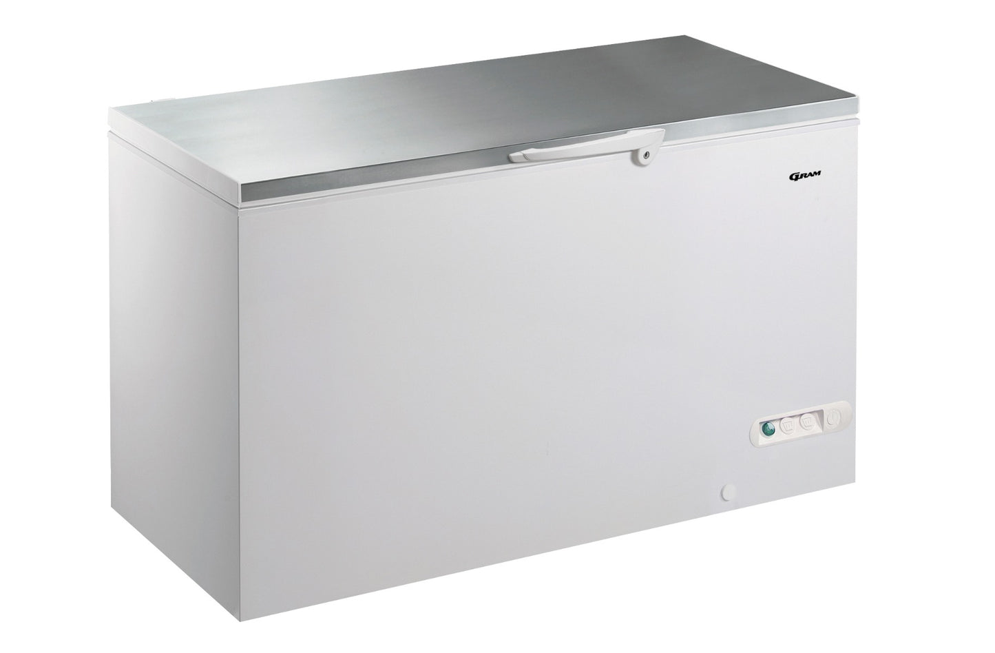 Light Gray Hoshizaki CF 53 SG UK Stainless Steel Lid White Chest Freezer, 491 Litres - Contact Us For Availability