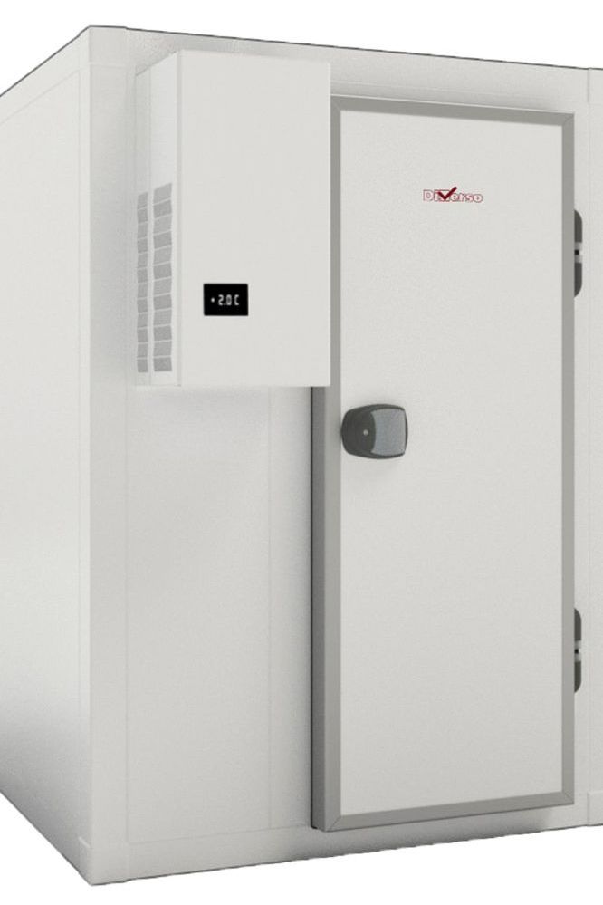 Light Gray Diverso WR-Z1714-8S-R2 Room ISO 80 with group, int. dim. 1430 x 1230 xh 2030 mm - Contact Us For Availability