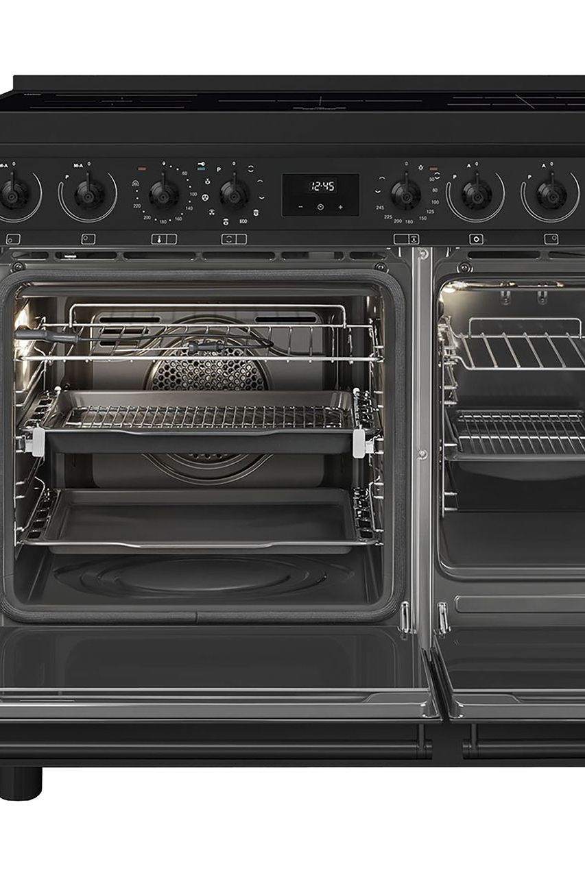 Dark Slate Gray SMEG Symphony Range Cooker, 900 mm