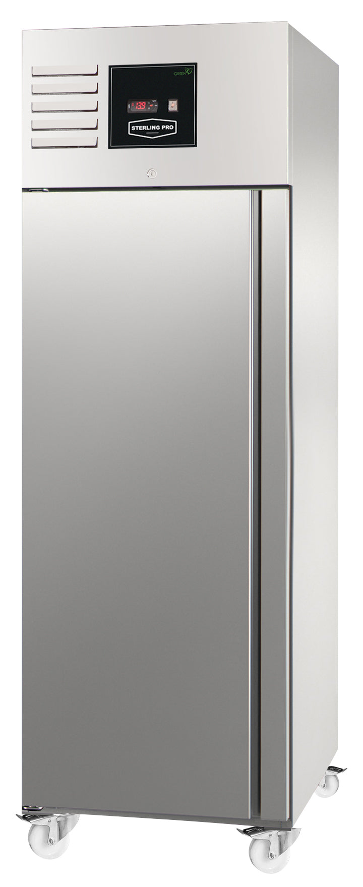 Gray Sterling Pro Green SPI700L Single Door Left Hinged Gastronorm Fridge Cabinet, 700 Litres - In Stock