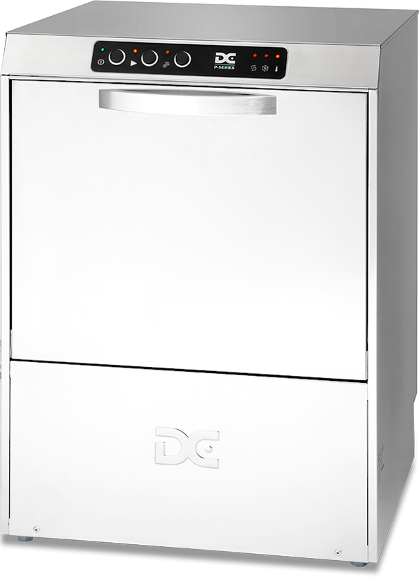 White Smoke DC PD50AD Premium Range 500mm Basket Frontloading Commercial Dishwasher with Break Tank & Drain Pump, 18 Plates - Contact Us For Availability