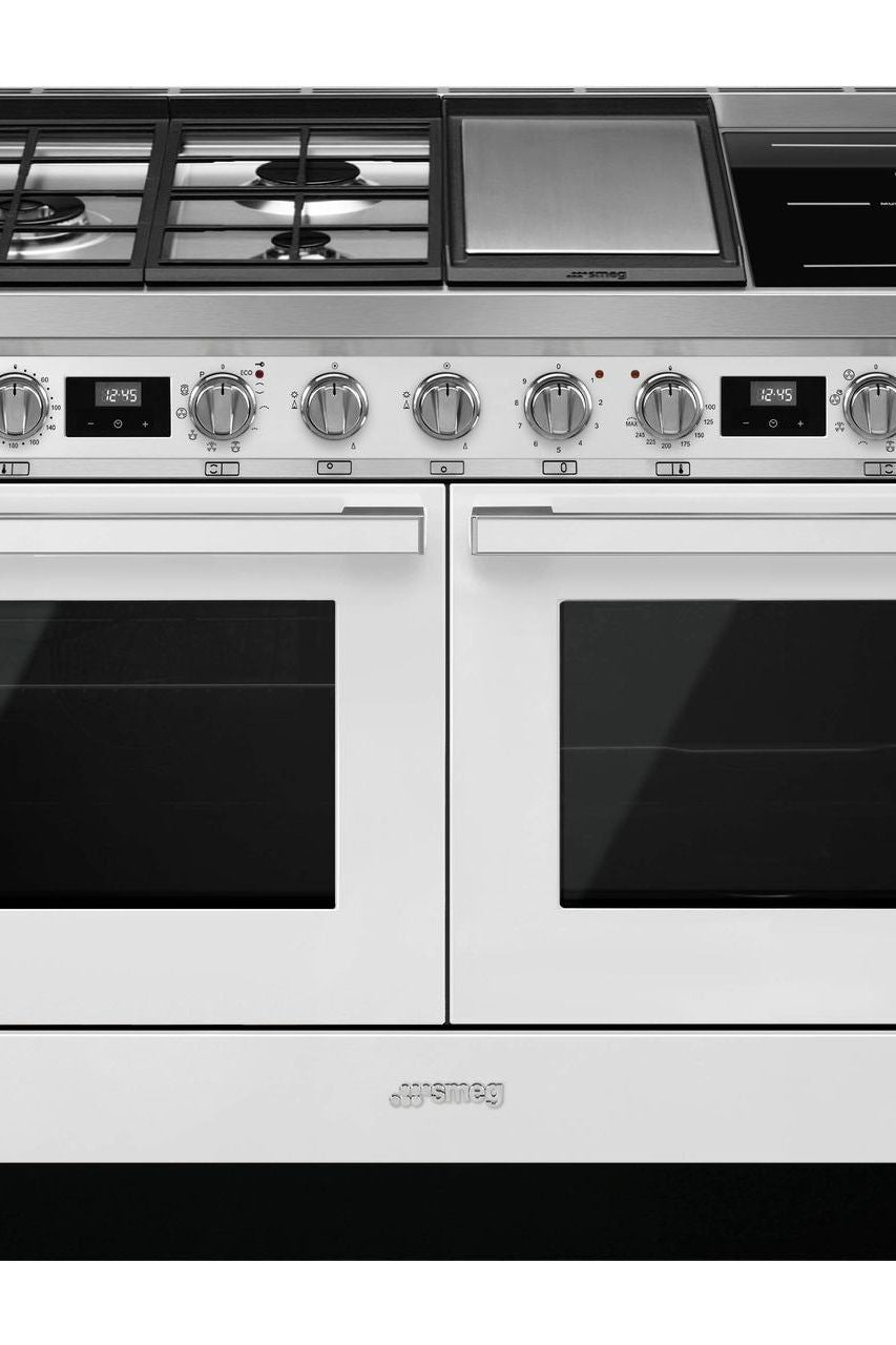 Black SMEG Portofino Range Cooker, 1200 mm