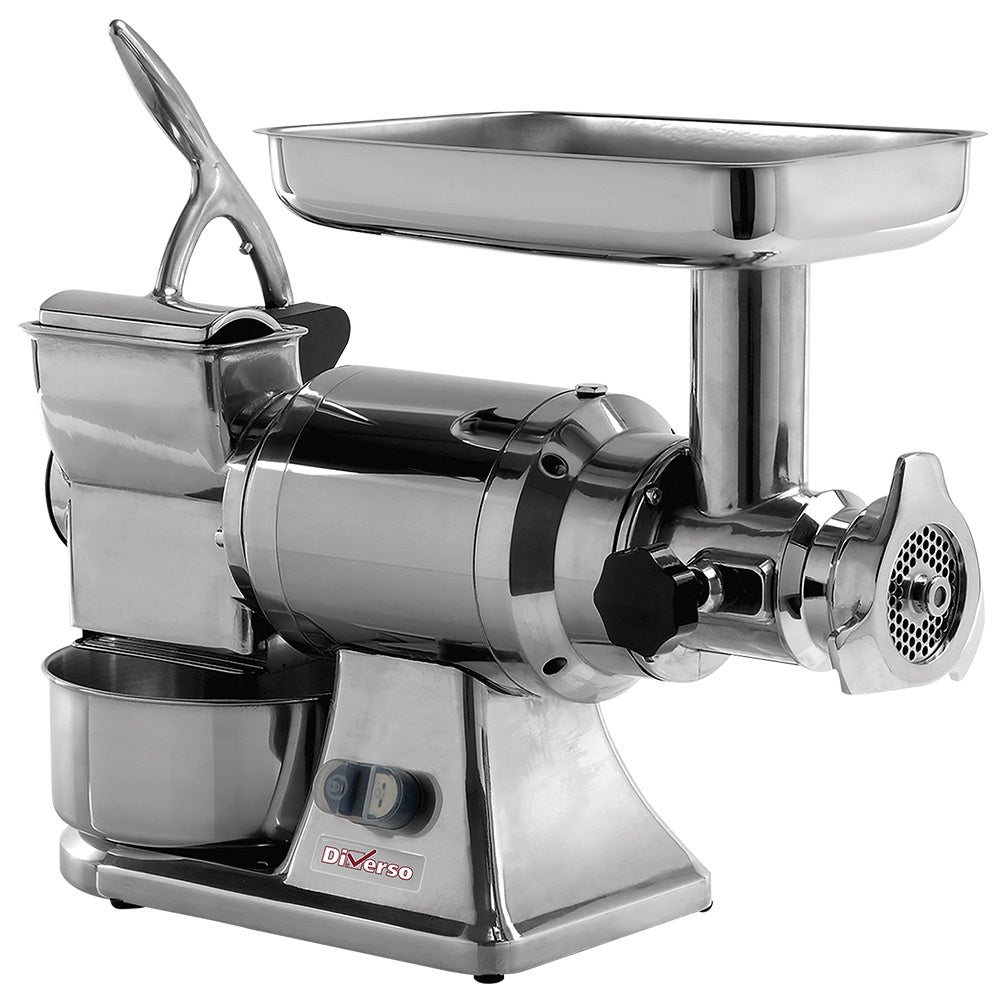 Dark Gray Diverso WR-TGRP-22 Combination meat mincer No22 and parmesan grater - Contact Us For Availability