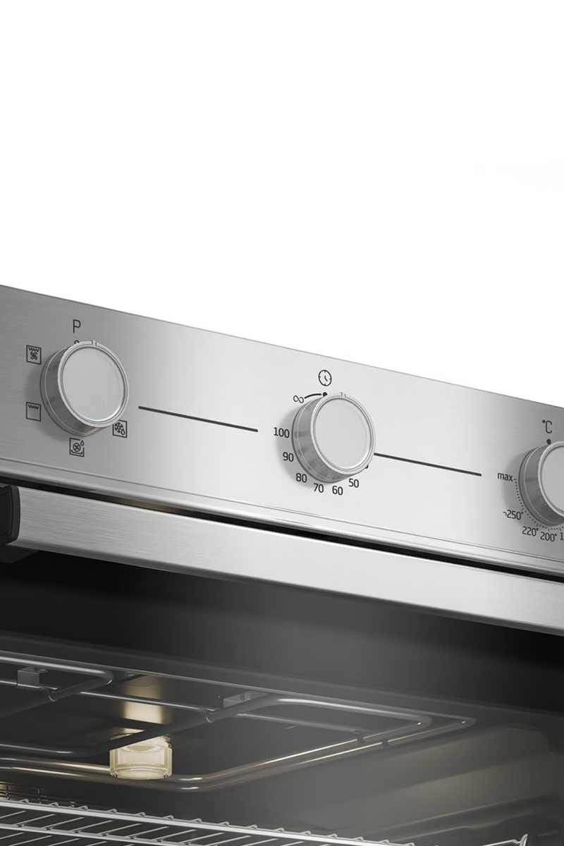Dark Slate Gray Beko 60cm Built-In Stainless Steel Single Fan Oven