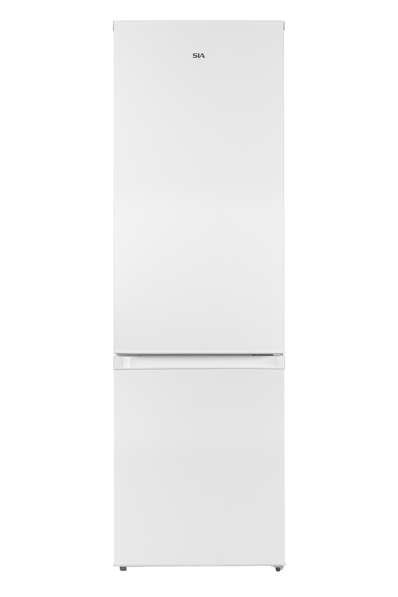 Lavender SIA White Freestanding 268L Combi Fridge Freezer