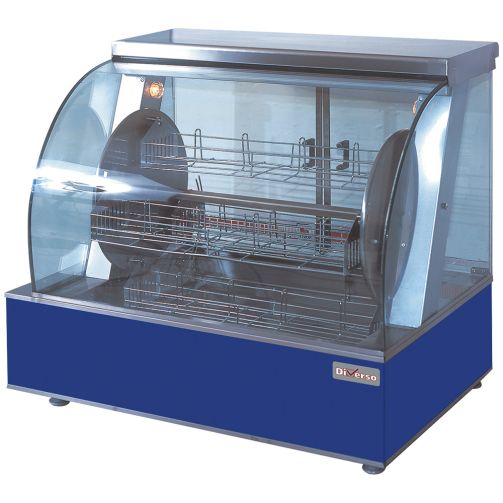 Dim Gray Diverso WR-ROTI-SK Electric rotating roaster, 4 baskets, 16-20 chickens - Contact Us For Availability