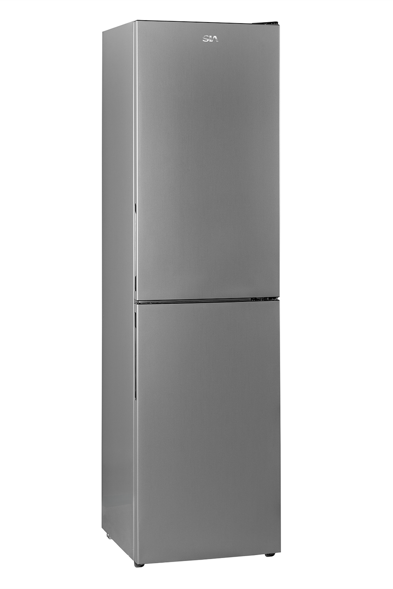 Slate Gray SIA 60/40 Split Freestanding 302L Combi Fridge Freezer