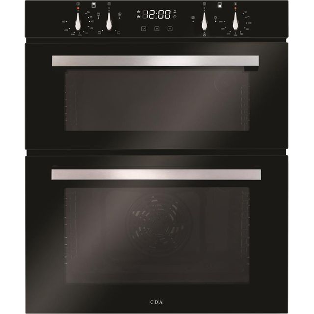 Dark Slate Gray CDA DC741BL Built-under electric double oven